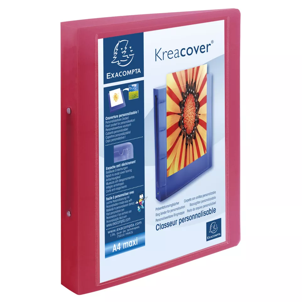 Krea Cover Ring Binder Rigid Cover,...
