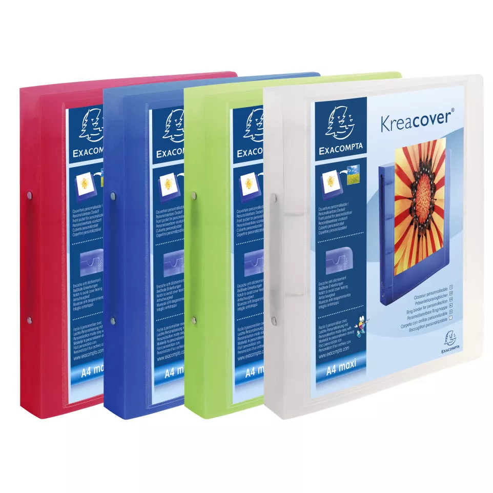 Krea Cover Ring Binder Rigid Cover,...