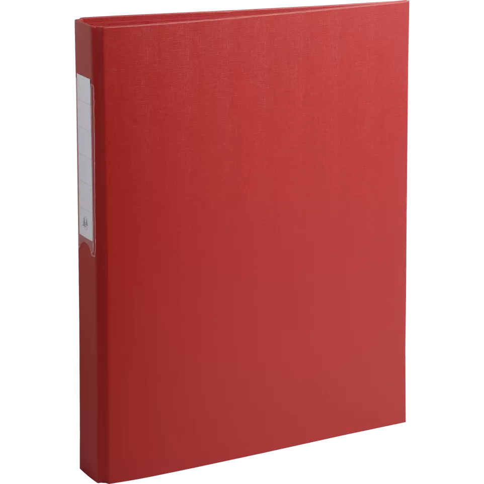 Ringmap PP A4 2R 25mm 3dekaft rood-/ St.