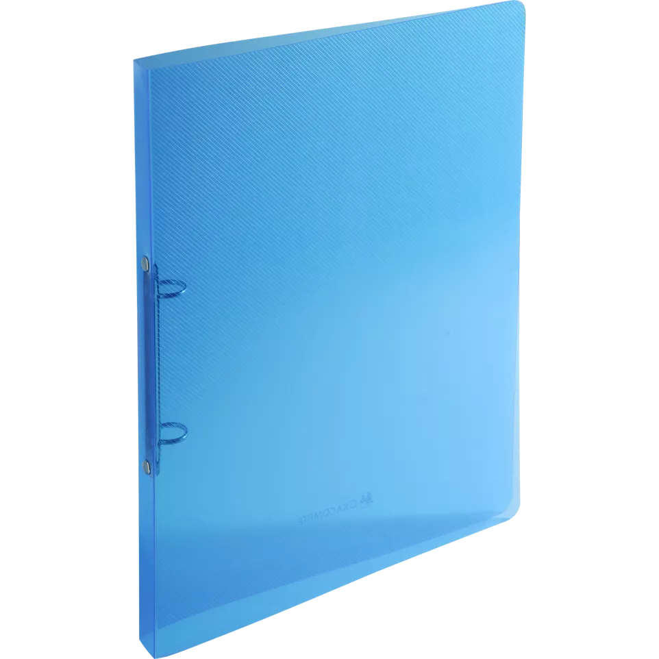 Ringmap PP CRYSTAL A4 2R 15mm blauw-/...