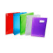 Ring binder 2 rings of 15mm Crystal Colours polypropylene - A4 size/ Pc.