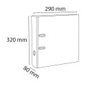 Exacompta Forever Prem'Touch Recycled Lever Arch File, A4, 80mm Spine/ Pc.