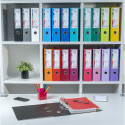 Classeur à levier Prem'Touch intérieur et extérieur en polypropylène - Dos 80mm - A4 maxi/ Pce