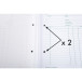 Manifold commandes 21x18cm 50 feuillets double autocopiant Billingue/ Pce