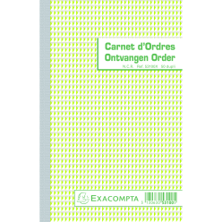 Carnet d'ordres 21x13,5cm...