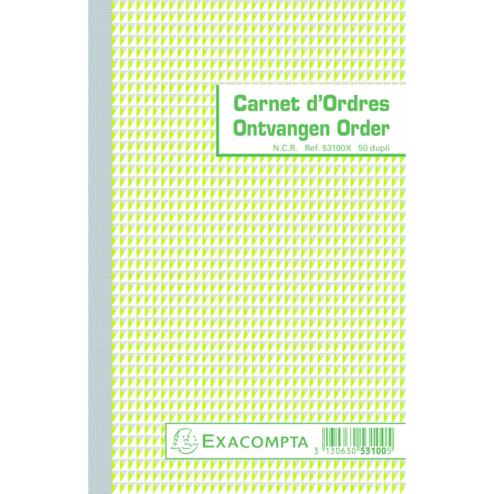 MAN.CARNET D'ORDRES-BILIN. 21/13,5...