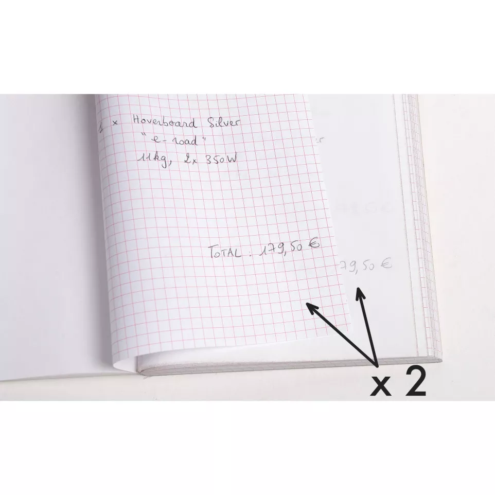 MAN.CARNET D'ORDRES-BILIN. 21/13,5...