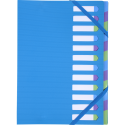 Trieur Harmonika 12c-omp CAMPUS NEON bleu/ Pce