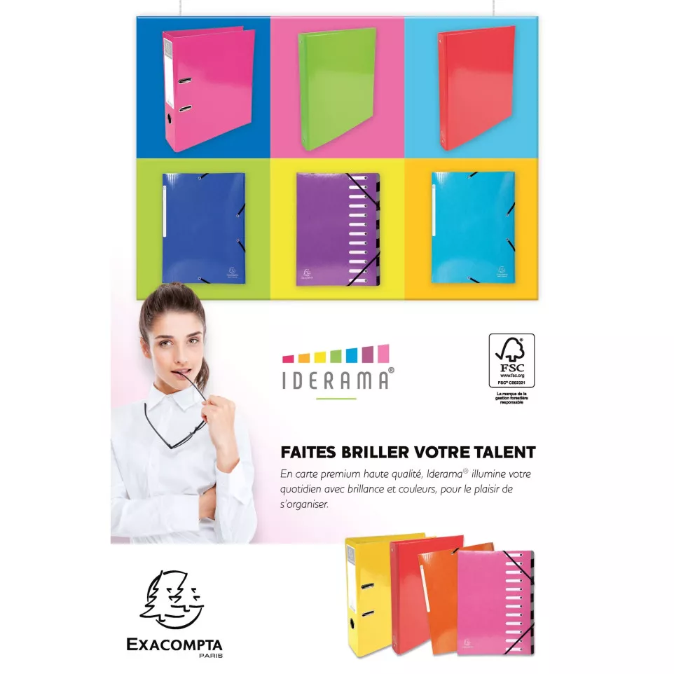 Exacompta Iderama Ring Binder, A4, 4...