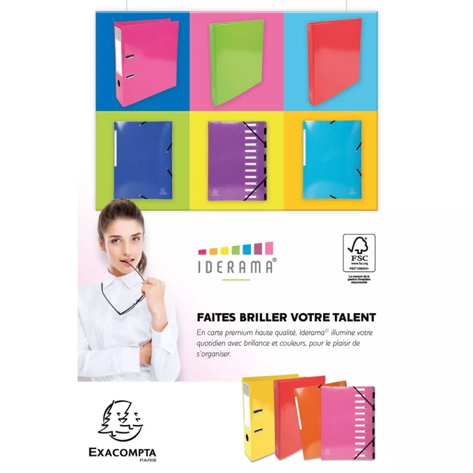 Exacompta Iderama Ring Binder, A4, 4...