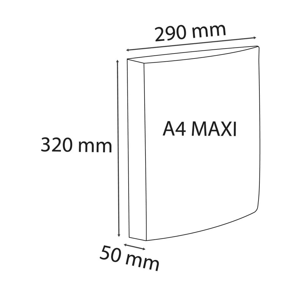 Classeur 4 anneaux 30mm IDERAMA PP en...