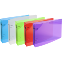 Classeur pour fiches bristol 125x200 2 anneaux 25mm polypropylène Crystal colours/ Pce