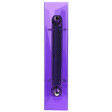Classeur pour fiches bristol 125x200 2 anneaux 25mm polypropylène Crystal colours/ Pce