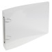 Classeur pour fiches bristol 125x200 2 anneaux 25mm polypropylène Crystal colours/ Pce