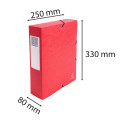 Elasticated Filing Box Premium Pressboard 80mm Spine A4/ Pc.