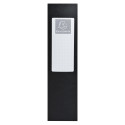 Klasseerdoos glansk.- rug 80mm  A4 zwart/ St.
