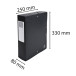 Elasticated Filing Box Premium Pressboard 80mm Spine A4/ Pc.