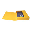 Klasseerdoos glansk.- rug 60mm  A4 geel/ St.