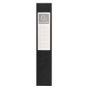 Klasseerdoos glansk.- rug 60mm  A4 zwart/ St.