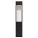 Klasseerdoos glansk.- rug 60mm  A4 zwart/ St.