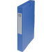 Klasseerdoos glansk.- rug 40mm  A4 blauw/ St.
