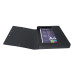 Klasseerdoos glansk.- rug 40mm  A4 zwart/ St.