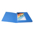 Klasseerdoos glansk.- rug 25mm  A4 blauw/ St.