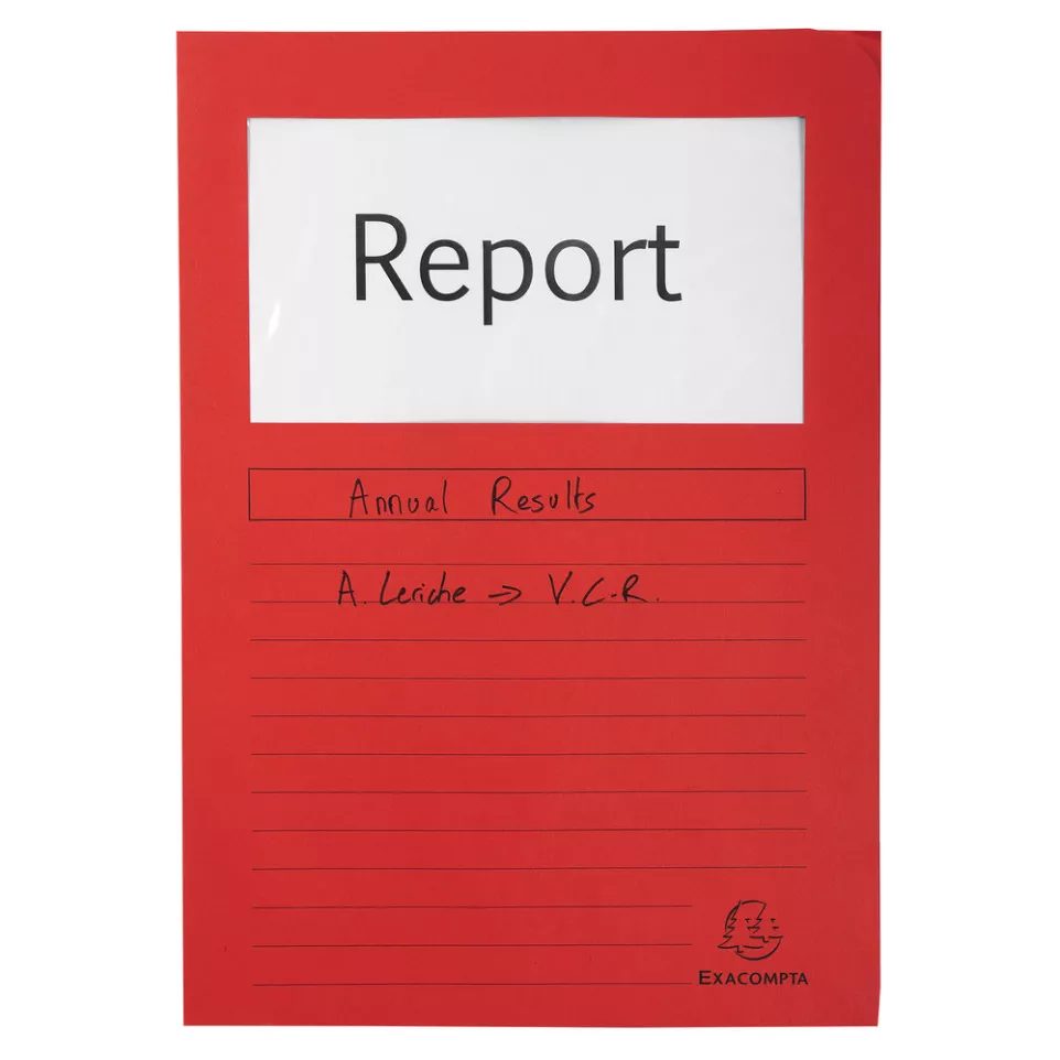 Pk 100 venstermappen FOREVER Rood-/ St.