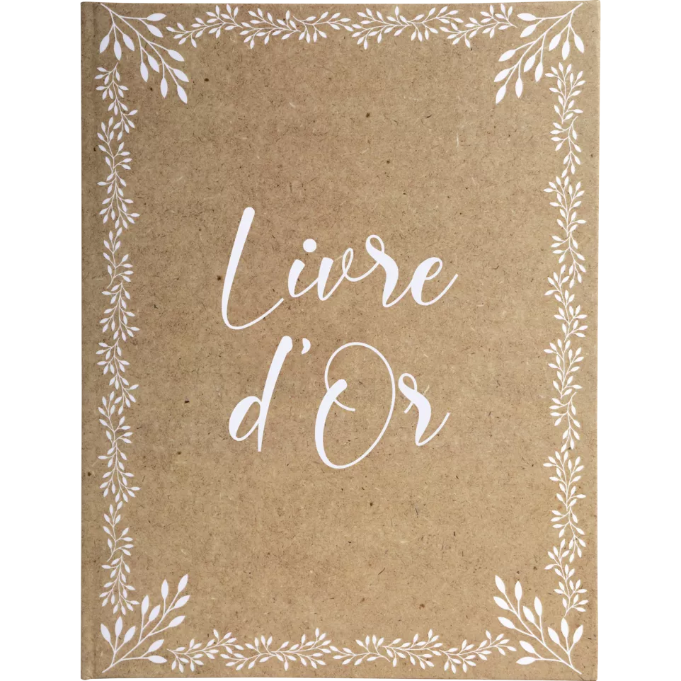 Livre d'or 100 pages tranche or -...