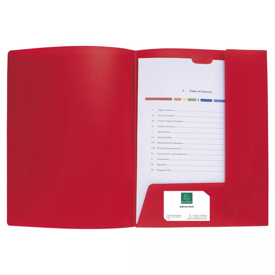 Presentation Folder KreaCover PP Red/...