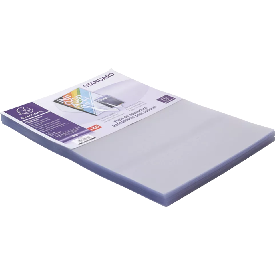 Pk 100 Covers A3 PVC 0.2mm Clear/ Pc.