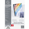 Box of 100 PVC flat covers for slide binder 0.15mm - A4/ Pc.