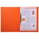 Snelhechtmap glanska-rton 355g A4 oranje/ St.
