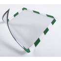 Magnetische Security- lijst A4 groen/wit/ St.