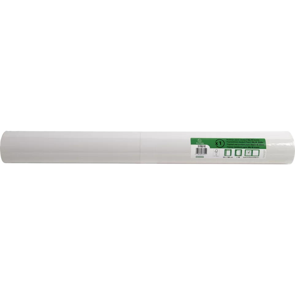 Flipchart pad Std 60g 48s Squared...
