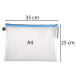 Pochette à fermeture éclair en plastique souple/ Pce