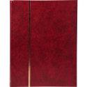 Album de timbres simili-cuir 48 pages noires - 22,5x30,5 cm/ Pce