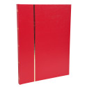 Album de timbres simili-cuir 48 pages noires - 22,5x30,5 cm/ Pce