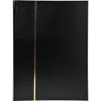 Album de timbres simili-cuir 16 pages noires - 22,5x30,5 cm/ Pce