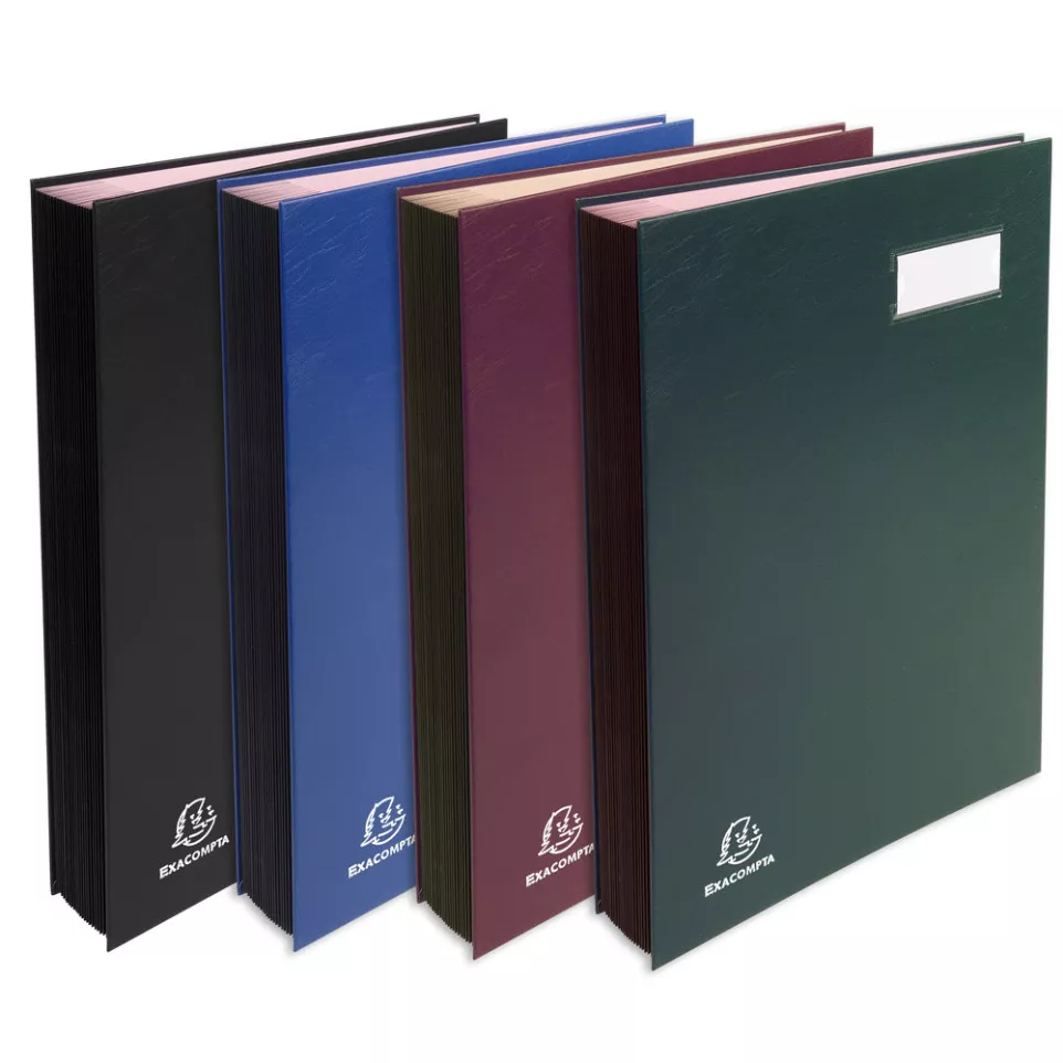 Signature book expanding spine...