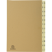 File Expanding Multipart Fle A4 Recyled A-Z Brown/ Pc.