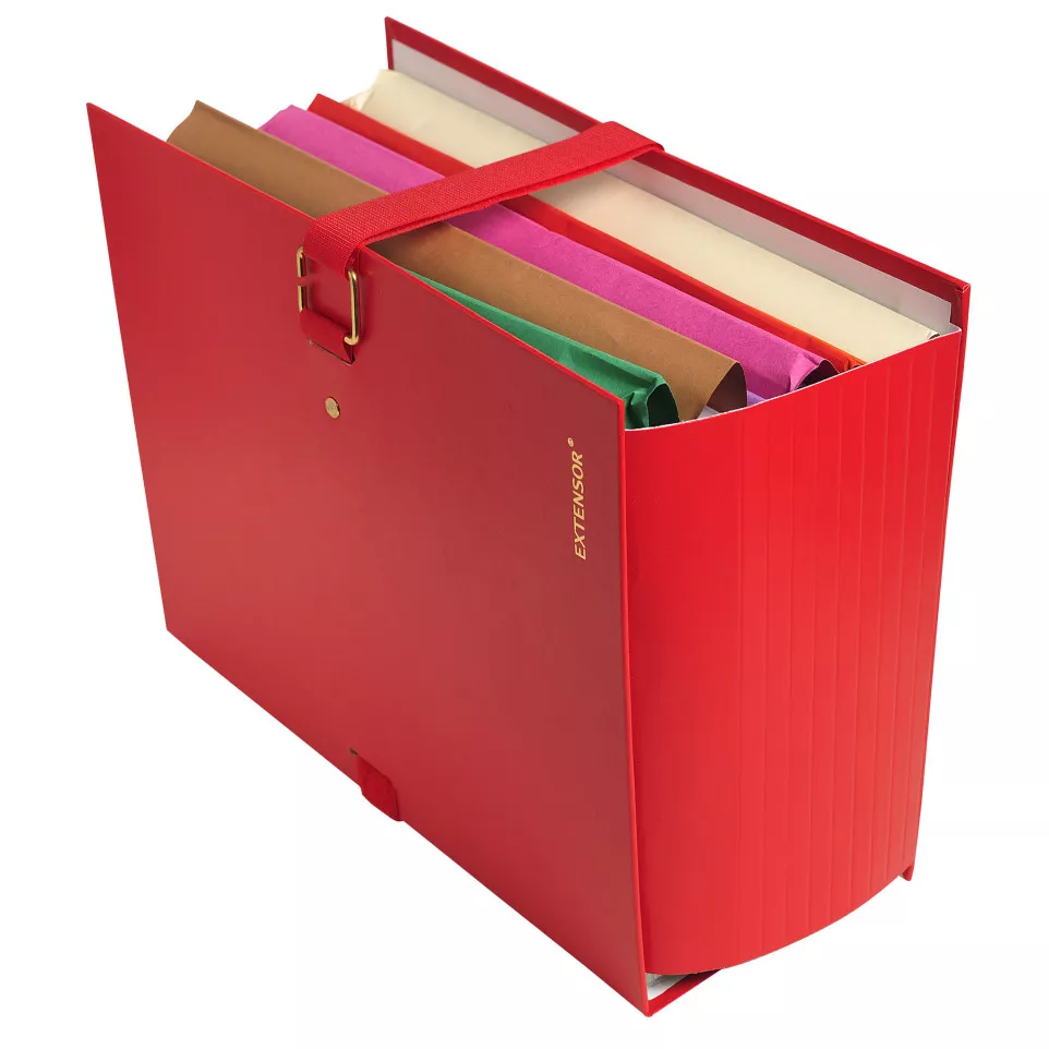 Map uitstrekbare rug EXTENSOR rood-/ St.