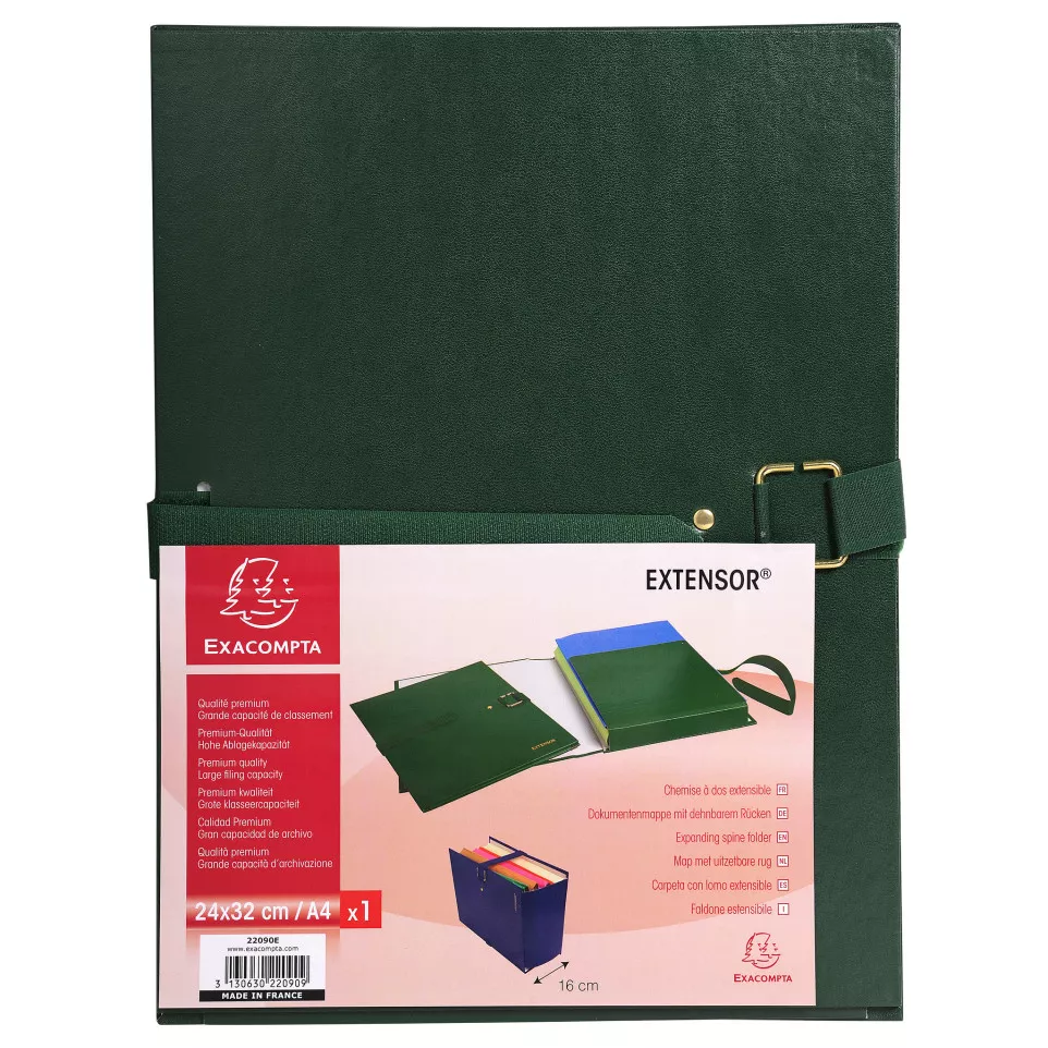 Map uitstrekbare rug EXTENSOR groen-/...