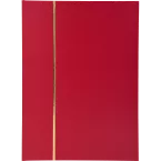 Album de timbres simili-cuir 32 pages noires - 16,5x22,5 cm/ Pce