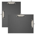 Klemplaat dubbel papier uit 4 zwart-/ St.