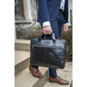 Sacoche ordinateur Exactive Cuir noir/ Pce