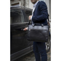 Sacoche ordinateur Exactive Cuir noir/ Pce