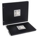 Fotoalb CEREMONY 37x29cm 40bl zwart-/ St.