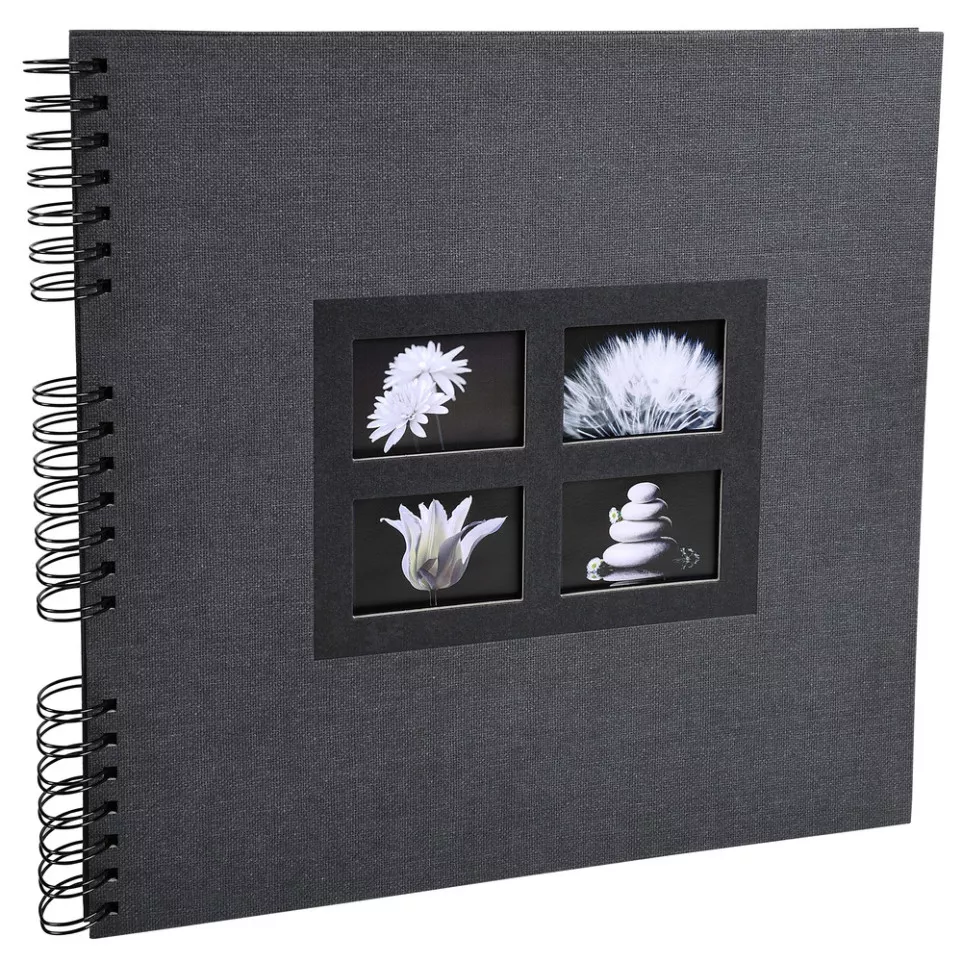 Fotoalb PASSION 32x32cm 60bl zwart-/ St.