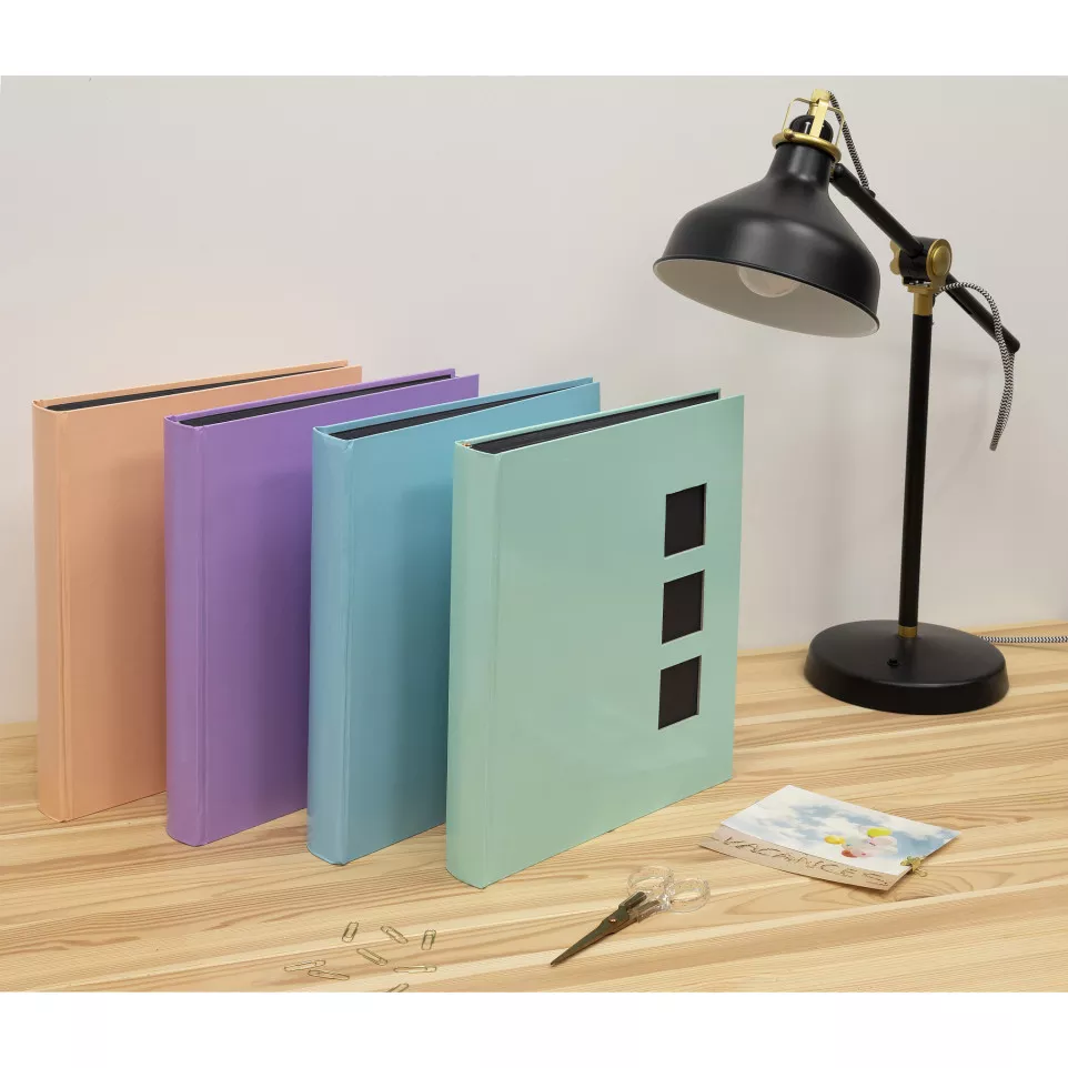 Album photos livre 60 pages noires -...